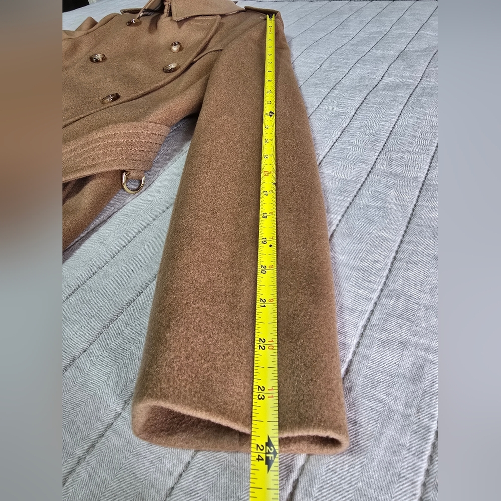 NWT BURBERRY Cashmere Double-Breasted Kensington Coat - Picture 13 of 16